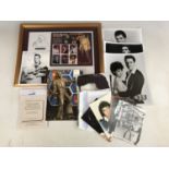 A Benham's framed Elvis Presley in Costume limited edition first day of issue stamp sheet, 21/100,