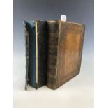 A 19th Century family Bible together with Reverend Fletcher's Guide to Family Devotion