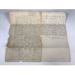 An early 19th Century manuscript record of enclosure of land at Crosthwaite, dated 1815