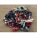 A large quantity of near contemporary costume jewellery