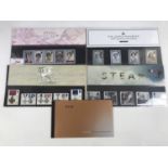 A quantity of Royal commemorative un-franked stamp sets etc