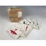 A mid 20th Century War Planes card game for aircraft spotters