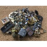 A large quantity of near contemporary costume jewellery