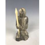 A late 20th Century Inuit sculpture by Thorn Arts, Nanaimo, BC, Canada, 13 cm