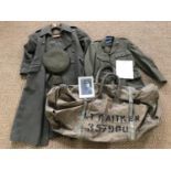 A Second World War Army Education Corps officer's uniform comprising Service Dress tunic, greatcoat,