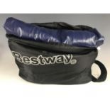 A Bestway deluxe single air bed with built-in sidewinder AC electrical pump, model no. #P3007