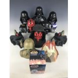 A number of Star Wars Episode I money boxes / banks