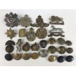 A quantity of British army and RAF badges and other insignia