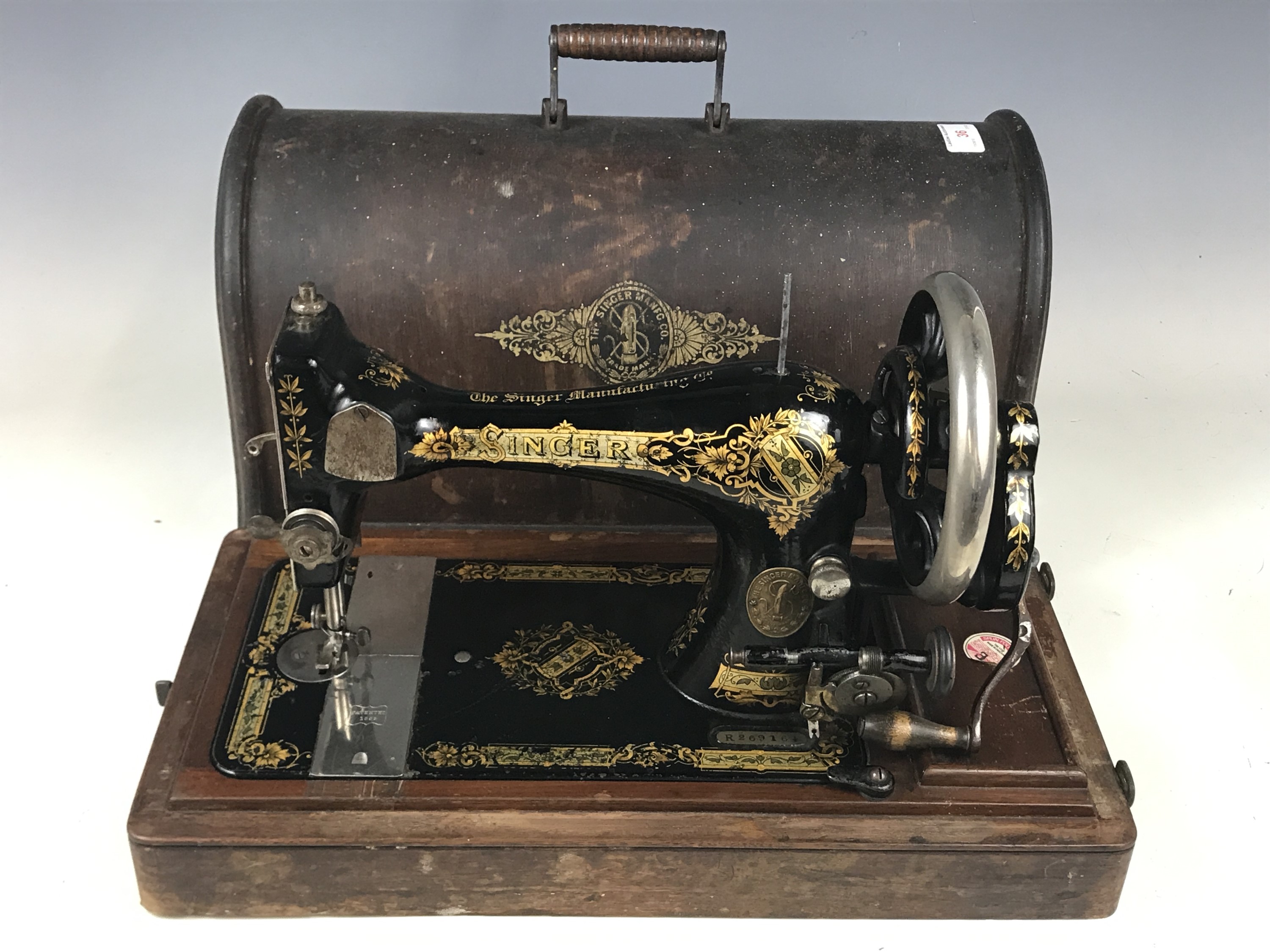 A Singer sewing machine