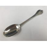 A George V silver trefid preserve spoon, Wakeley and Wheeler, London, 1926