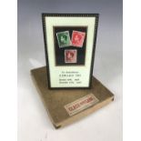 A framed Edward VIII 1936 stamp memento, in original packaging