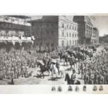 After Dickinson, The Entry into Pretoria, an extremely large photogravure print depicting the