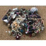A large quantity of near contemporary costume jewellery