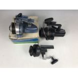 [Fishing] A boxed Shakespeare 2410 fishing spinning reel together with a Daiwa RB2600 fishing reel