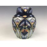 A Moorcroft for Liberty of London "Inula" pattern ginger jar designed by Rachel Bishop, limited