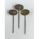 Three German Third Reich DLRG lapel pins