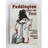 [Autograph] Bond, Michael, Paddington Takes The Test, Collins, 1979, together with a photograph of