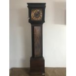 A George III 8-day long case clock by John Callcott of Cotton, Shropshire, having a square brass