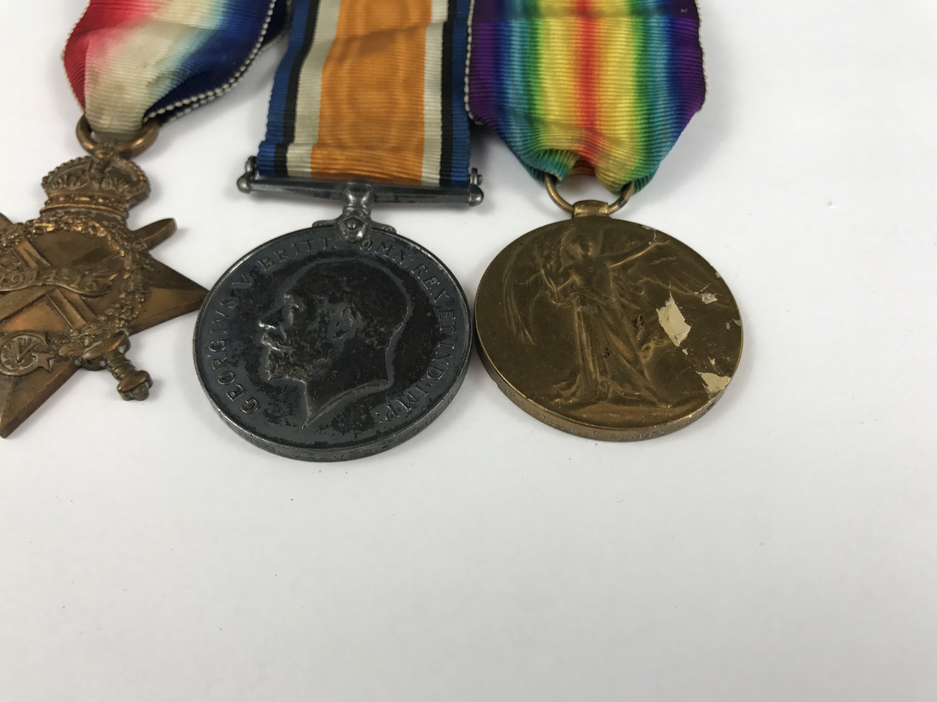 A 1914-15 Star, British War and Victory medals to 2126 Pte W J Reeves, Border Regiment - Image 2 of 2