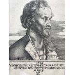 After Albrecht Durer (1471-1528) Portrait of Philip Melanchthon, Charles Armand Durand (French,