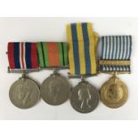 Second World and Korean War campaign medals to 22359576 Pte B McKie, Argyle and Sutherland