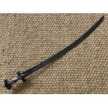 An Indian tulwar sword, 18th / 19th Century