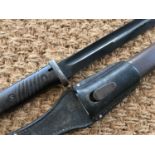 A 1940 German S84/98 bayonet by Holler, (bearing matching serials)