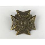 A Queens Edinburgh Rifle Volunteer Brigade cap badge