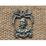 An early 20th Century cast brass plaque In Memoriam of Lord Roberts, 26 cm x 19 cm