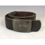 A German Third Reich army waist belt