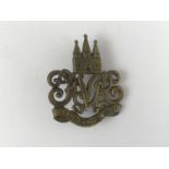 A Victorian Fifeshire Volunteer Artillery cap badge