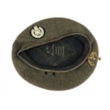 A 1945 dated Royal Winnipeg Rifles beret