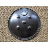 A 19th Century Indo-Persian steel dahl / shield, 39 cm