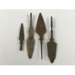 Four Roman arrow heads