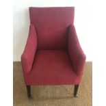 A Regency upholstered armchair