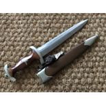 A German Third Reich SA dagger by Paul Ebel, the cross guard bearing Wf Gau mark