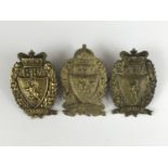 Three Galloway Rifle Volunteers cap badges