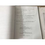 The original shooting script / screenplay for the motion picture "Pirates of the Caribbean: The