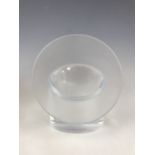 A Timo Sarpaneva (1926-2006) Iitalia glass "Marcel" vase, etched marks, dated 1993, 19 cm