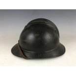 A Great War French Adrian pattern helmet