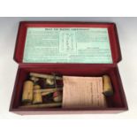 An early 20th Century Chad Valley Table Croquet set, in original carton with instructions