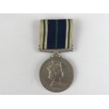 A QEII Royal Navy Auxiliary Service Long Service medal to Miss I D Marsh