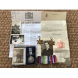 A Second World War Distinguished Service Medal group to Petty Officer Motor Mechanic Brian George