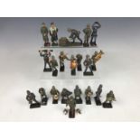A number of inter-War Lineol Third Reich German and similar toy soldiers