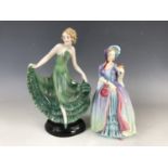 A Radnor figurine Miss Prudence together with one other