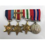 A Second World War campaign medal group