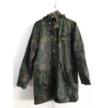 An Outdoor UK Ltd camouflage jacket, in Barbour packaging, size S