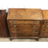 A George III mahogany fall front bureau