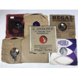 A small quantity of 78 rpm records including Elvis Presley Teddy Bear