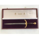 A cased Wilkinson Sword 50th anniversary of VJ Day commemorative dagger